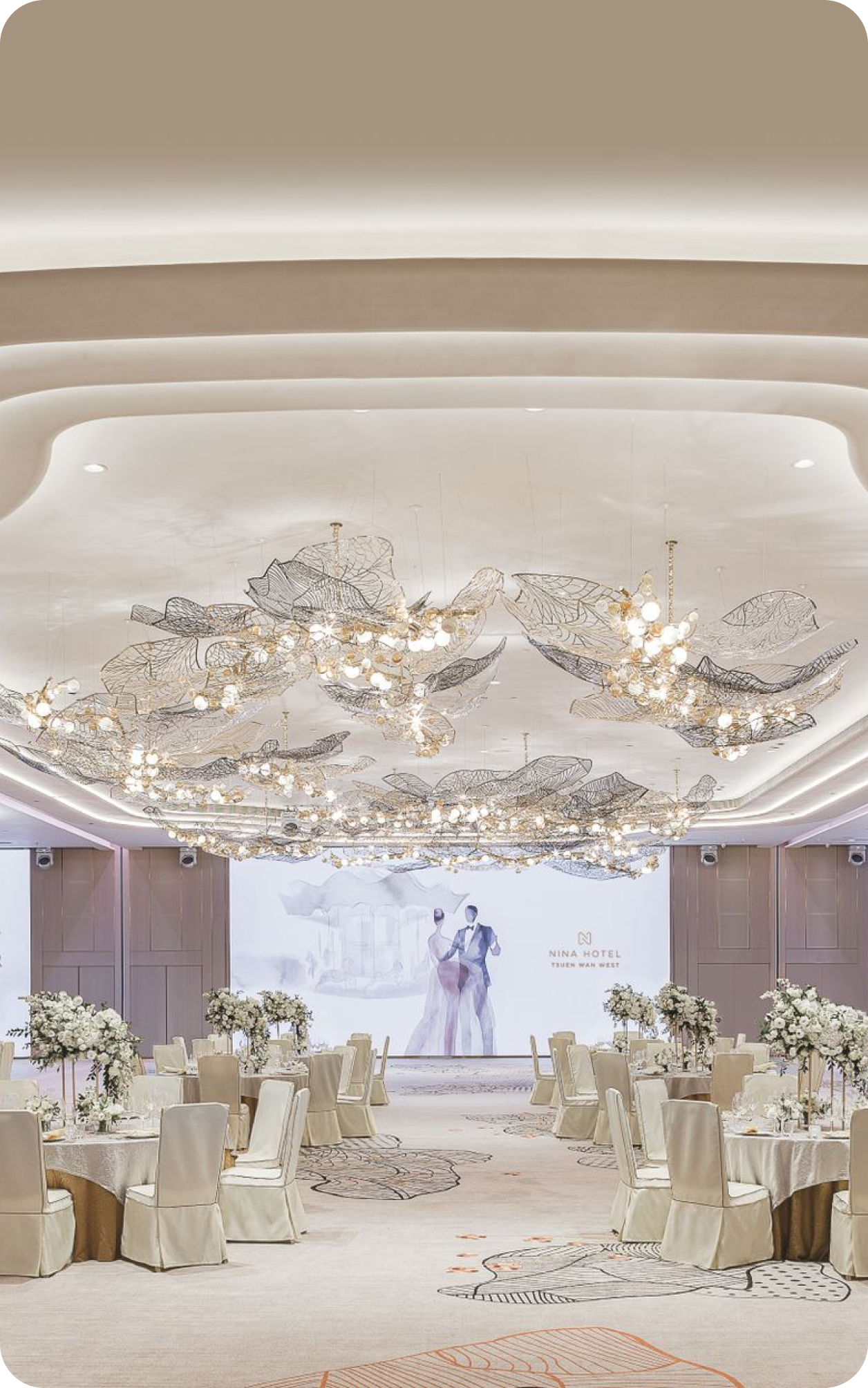 Western wedding arrangement design 2
