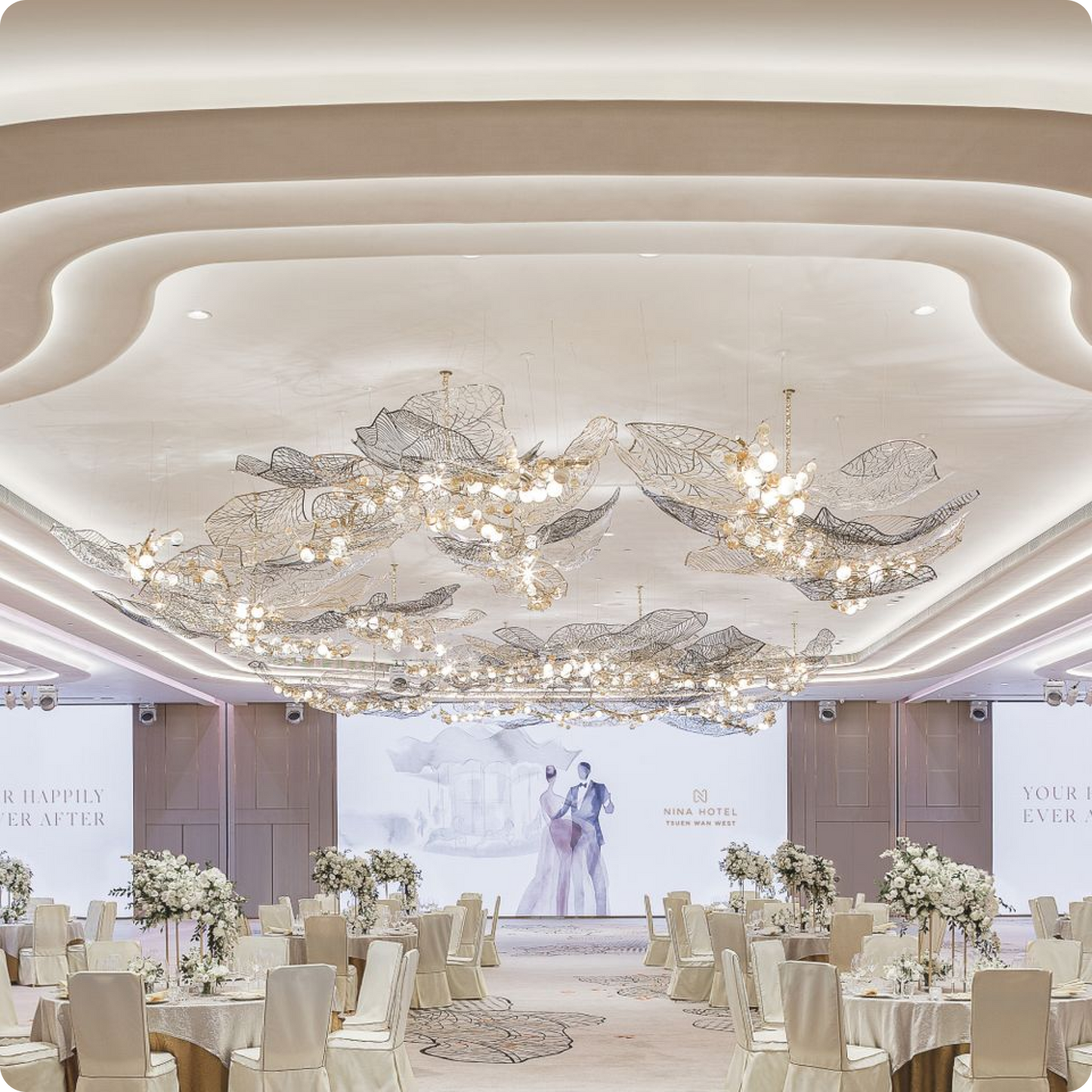Western wedding arrangement design 2